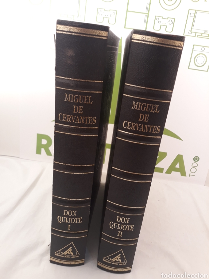 Libros de segunda mano: Don Quijote de la Mancha.2 tomos.ediciones Rueda 1994. - Foto 1