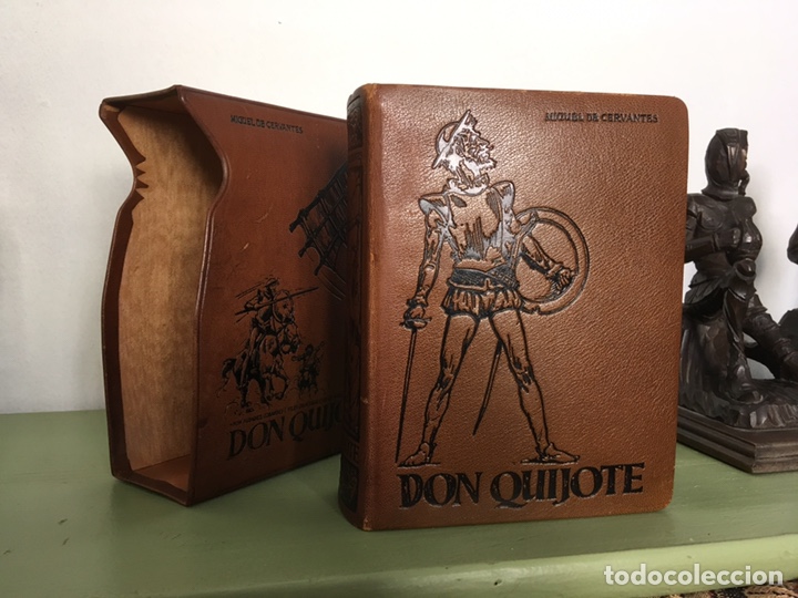 Libros de segunda mano: Conjunto Don Quijote edici&oacute;n IV centenario y sujetalibros - Foto 4