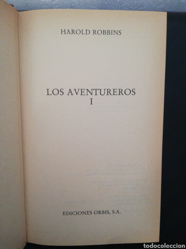 Libros de segunda mano: Los aventureros I. Harold Robbins .Biblioteca grandes &eacute;xitos - Foto 2