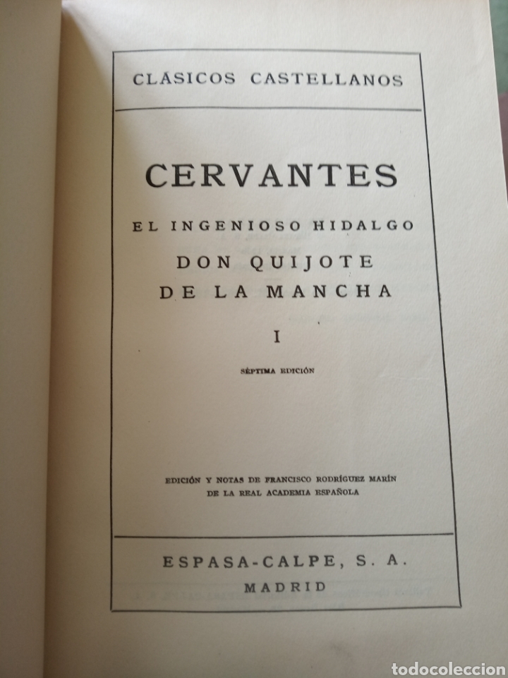 Libros de segunda mano: Don Quijote de la Mancha - Foto 4