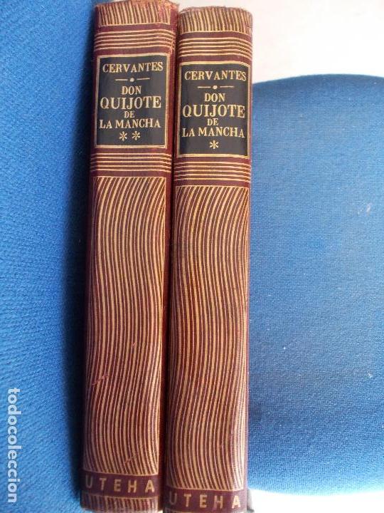 Libros de segunda mano: DON QUIJOTE DE LA MANCHA 2 TOMOS UTHEA - Foto 1