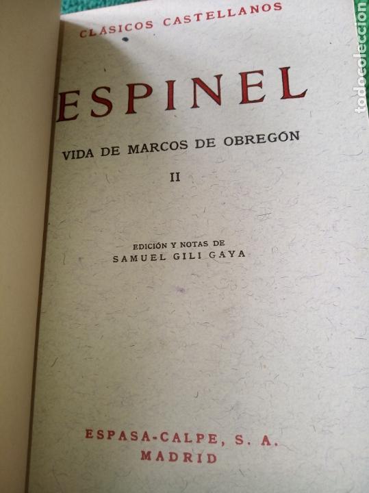 Libros de segunda mano: Vida de Marcos de Obreg&oacute;n. Espinel - Foto 4