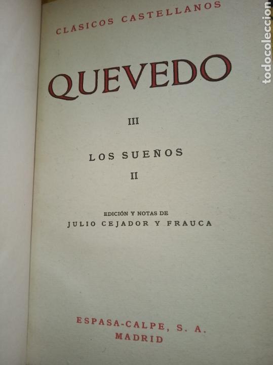 Libros de segunda mano: Los sue&ntilde;os. Quevedo - Foto 4
