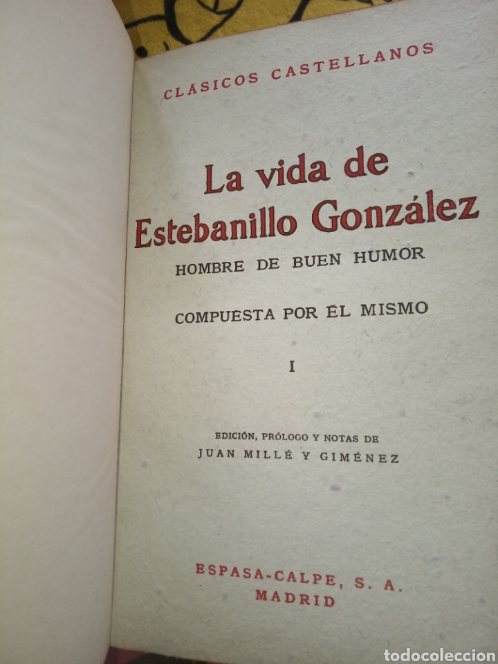 Libros de segunda mano: La vida de Estebanillo Gonz&aacute;lez - Foto 3