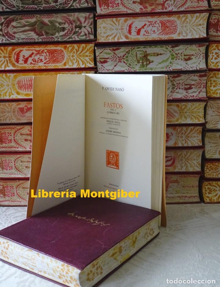 Libros de segunda mano: FASTOS  ( vol I ) .    Autor :  Nas&oacute;, Ovidi - Foto 3