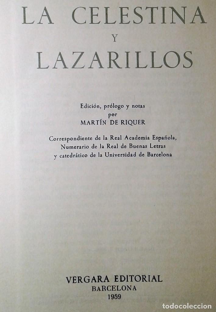 Libros de segunda mano: LIBRO. LA CELESTINA Y LAZARILLOS. 1959 - Foto 7