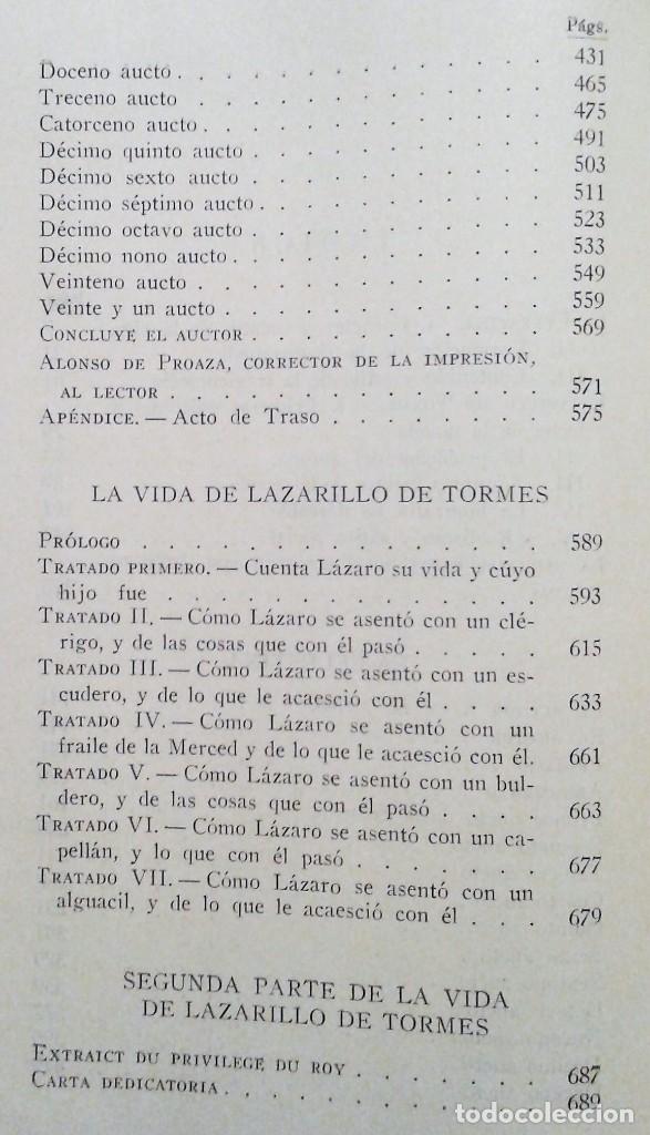 Libros de segunda mano: LIBRO. LA CELESTINA Y LAZARILLOS. 1959 - Foto 14