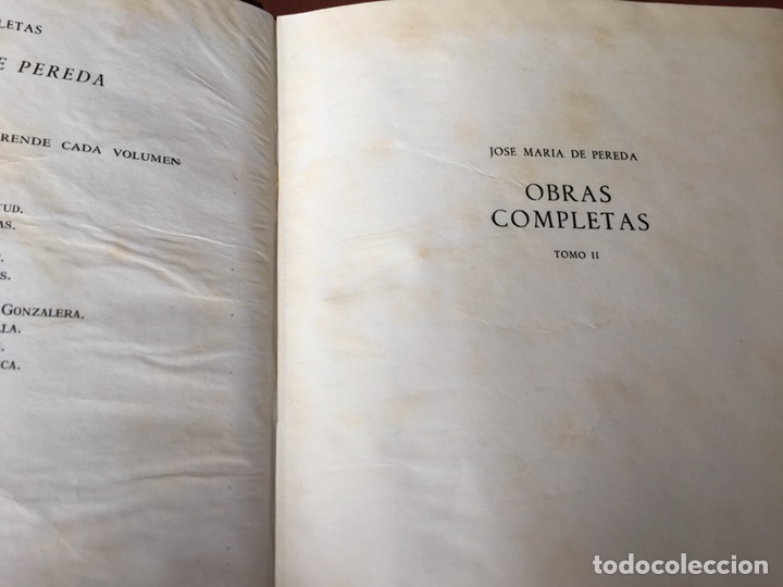 Libros de segunda mano: Jos&eacute; Mar&iacute;a Pereda. AGUILAR - Foto 10
