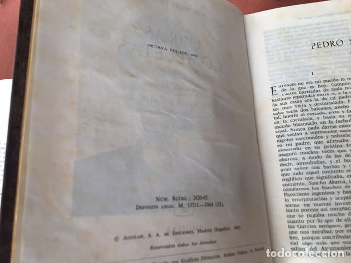 Libros de segunda mano: Jos&eacute; Mar&iacute;a Pereda. AGUILAR - Foto 12