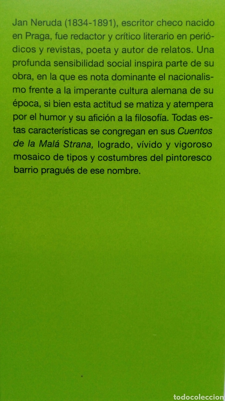 Libros de segunda mano: Cuentos de la Mal&aacute; Strana. Jan Neruda. - Foto 3