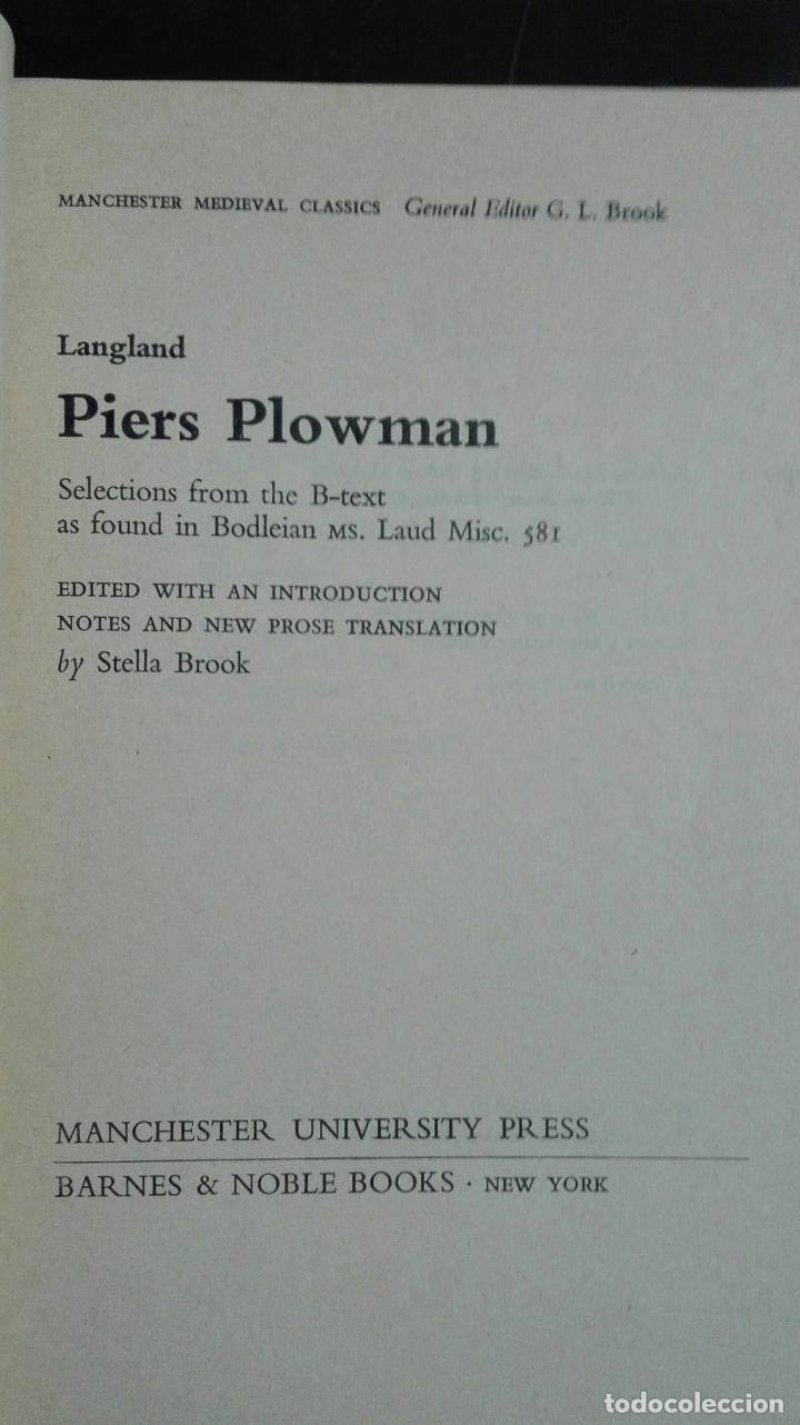 Libros de segunda mano: William Langland. Piers Plowman. 1975 - Foto 2
