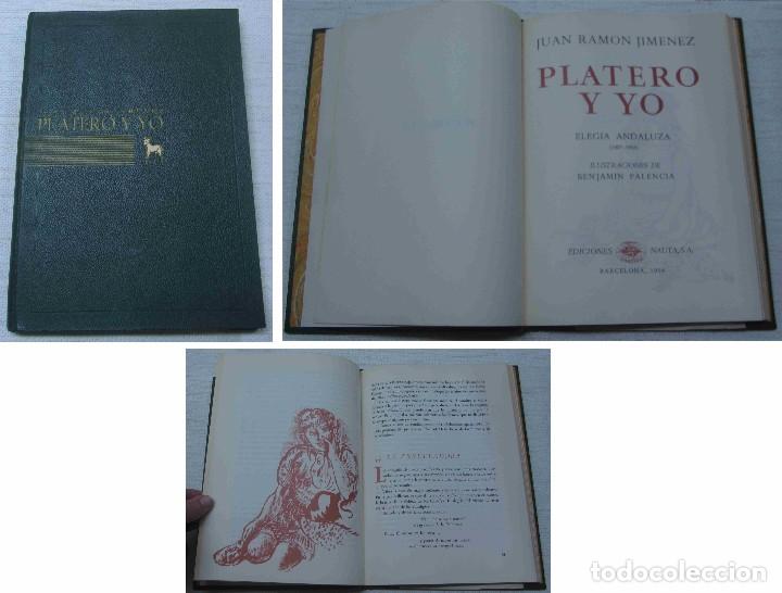 Libros de segunda mano: PLATERO Y YO . Juan Ram&oacute;n Jimenez. Nauta 1966 - Foto 1