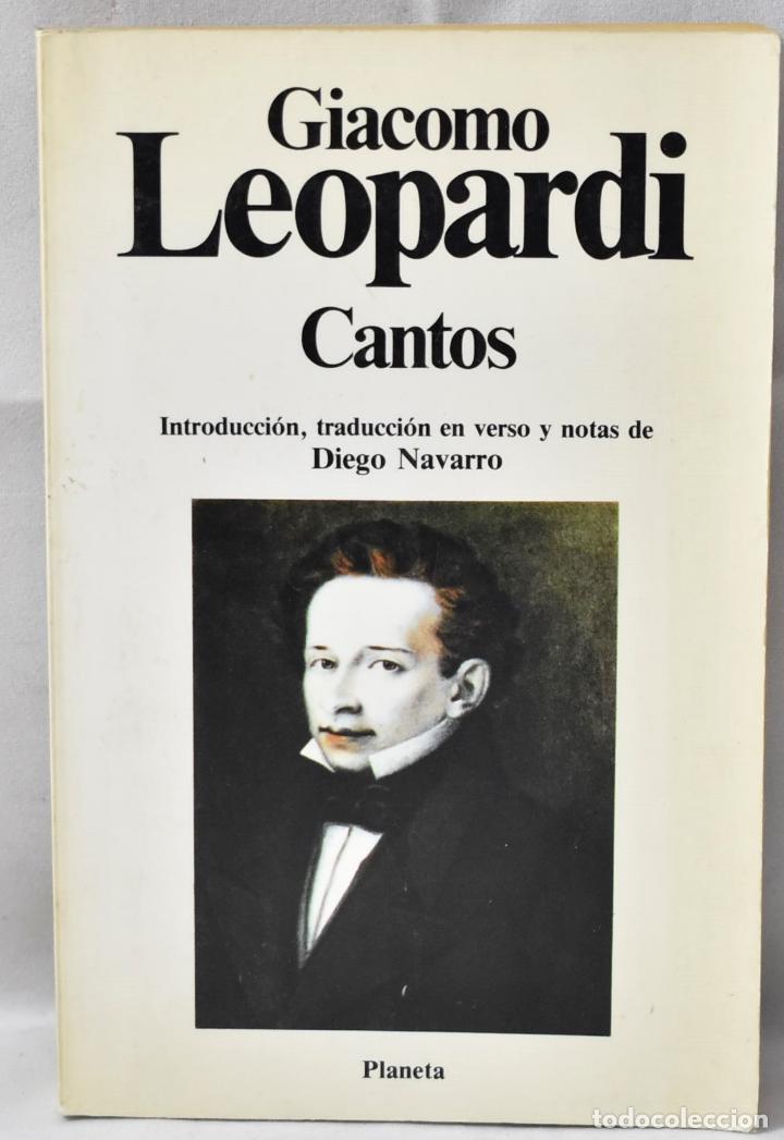 Libros de segunda mano: Cantos - Leopardi, Giacomo - Foto 1