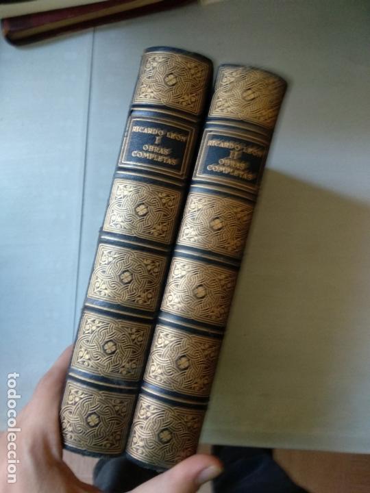 Libros de segunda mano: RICARDO LE&Oacute;N - OBRAS COMPLETAS - 2 TOMOS- .BIBLIOTECA NUEVA - Foto 1
