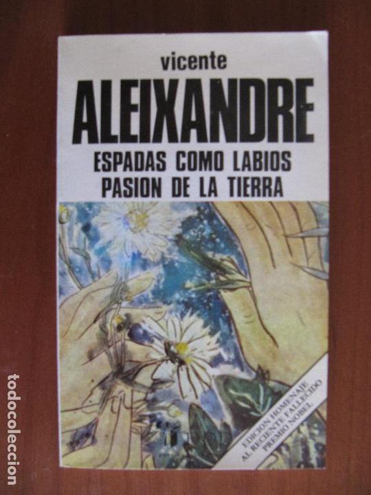 Libros de segunda mano: Espadas como labios. Pasi&oacute;n de la tierra. Vicente Aleixandre. Ediciones Busma - Foto 1