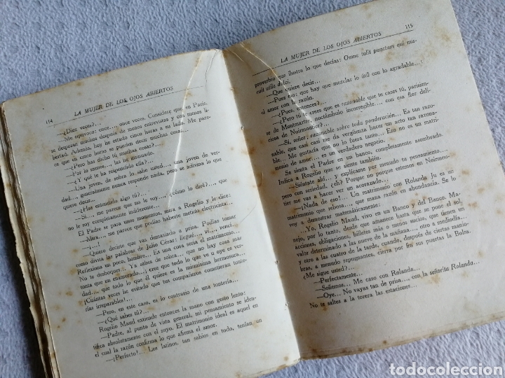 Libros de segunda mano: NOVELA. LA MUJER DE LOS OJOS ABIERTOS 1943 - Foto 3