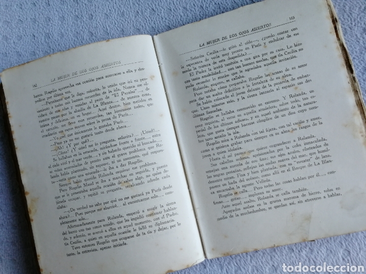 Libros de segunda mano: NOVELA. LA MUJER DE LOS OJOS ABIERTOS 1943 - Foto 4