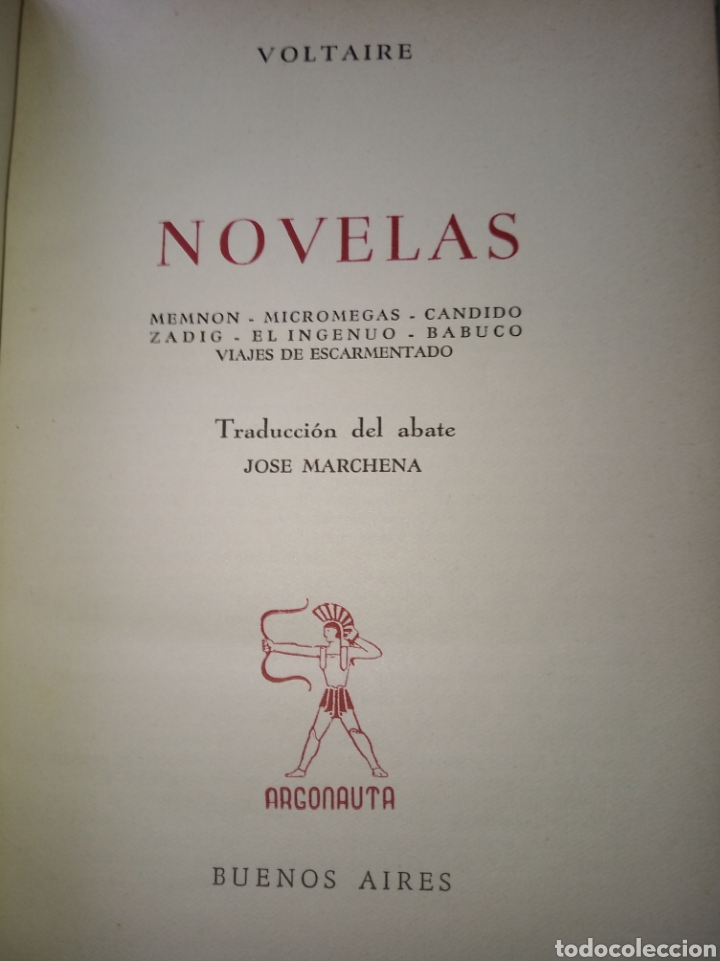 Libros de segunda mano: Novelas, Voltaire. - Foto 5