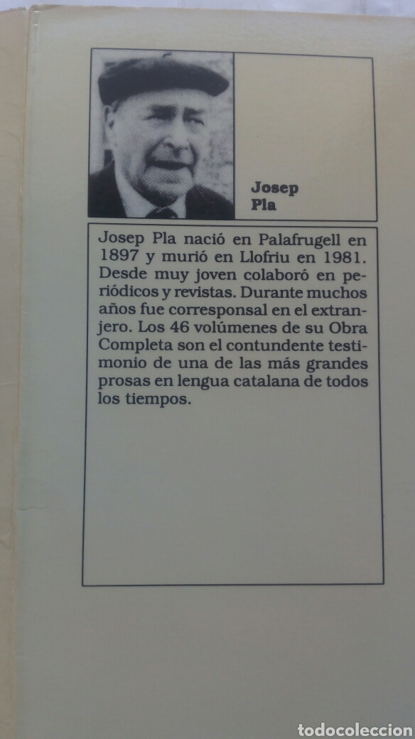 Libros de segunda mano: El cuaderno gris. Josep Pla. - Foto 3