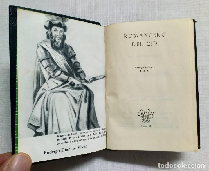 Libros de segunda mano: ROMANCERO DEL CID. CRISOL AGUILAR 1962. - Foto 3