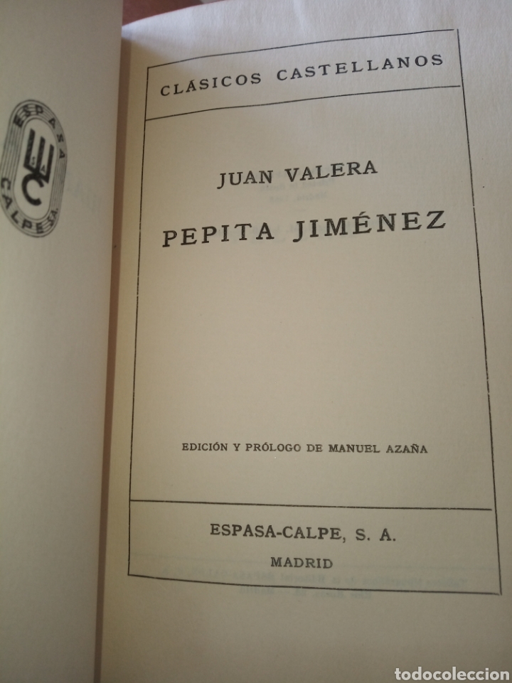 Libros de segunda mano: Pepita Jim&eacute;nez. Juan Valera. - Foto 6