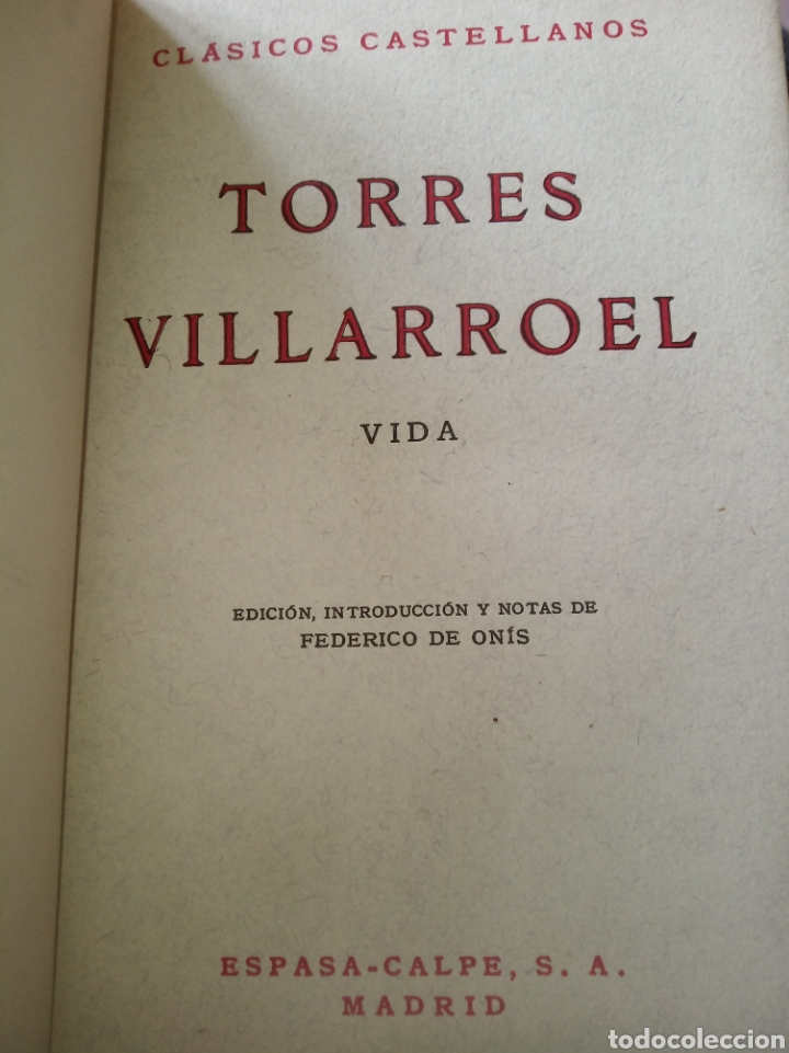 Libros de segunda mano: Vida. Torres Villarroel. - Foto 5