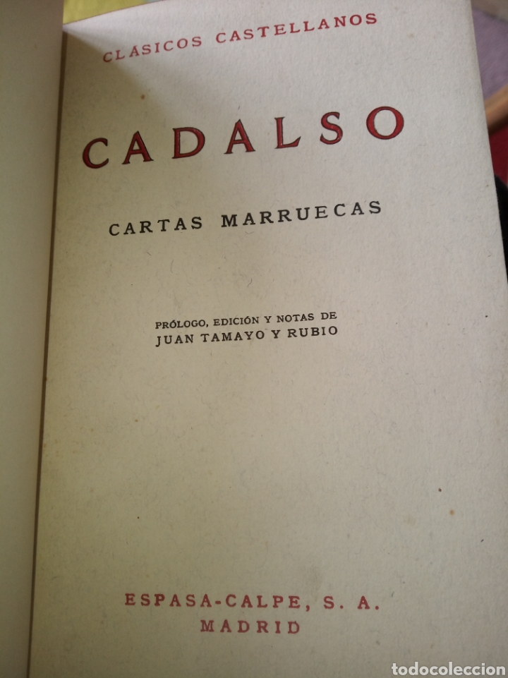 Libros de segunda mano: Cartas Marruecas. Cadalso - Foto 5