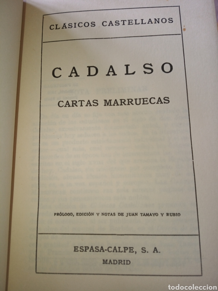 Libros de segunda mano: Cartas Marruecas. Cadalso - Foto 6