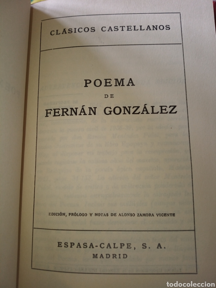 Libros de segunda mano: Poema de Fern&aacute;n Gonz&aacute;lez - Foto 6