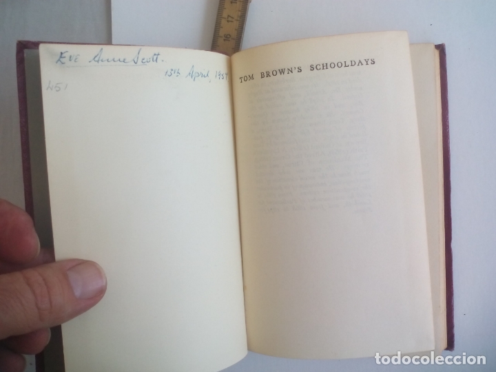 Libros de segunda mano: TOM BROWNS SCHOOLDAYS. THOMAS HUGHES. Collins Clear Type Press - Foto 4