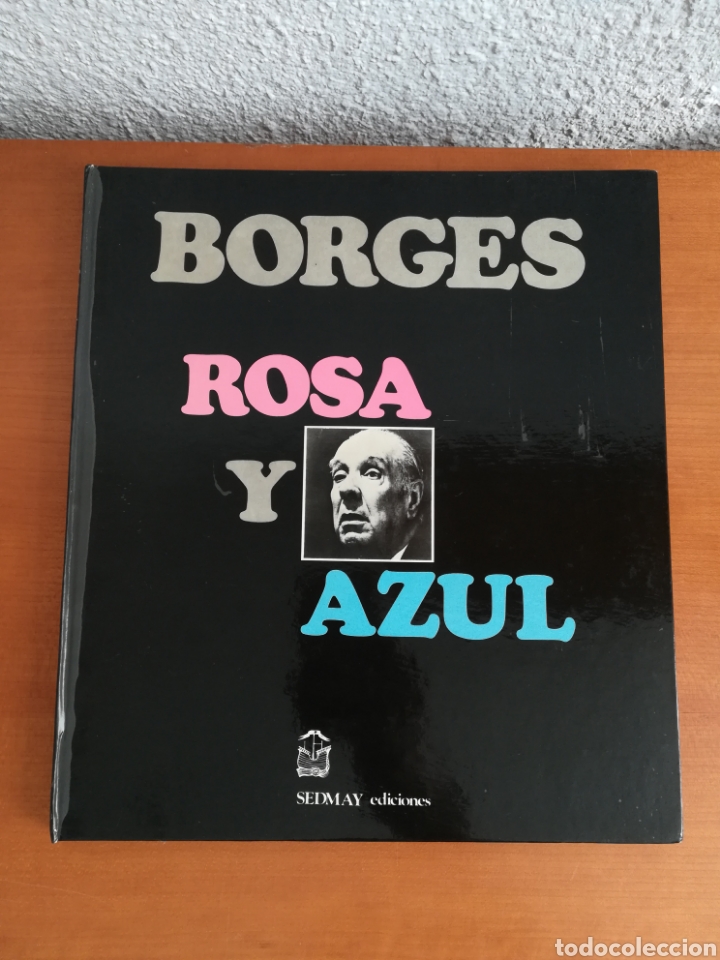 Libros de segunda mano: Borges. Rosa y Azul - a&ntilde;o 1977 Primera edici&oacute;n - Foto 1