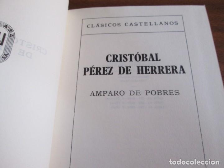 Libros de segunda mano: Amparo de pobres --- Crist&oacute;bal P&eacute;rez de Herrera - Foto 1