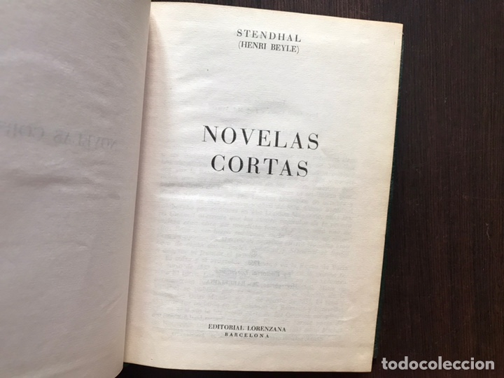 Libros de segunda mano: Novelas cortas. Stendhal. Editorial Lorenzana - Foto 3