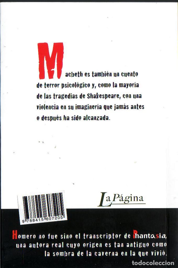 Libros de segunda mano: MACBETH. Luis Mateo D&iacute;ez. La P&aacute;gina, Ed. 2013. - Foto 2
