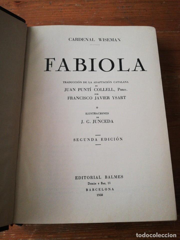 Libros de segunda mano: Fabiola. Cardenal Wiseman. 1950. - Foto 1