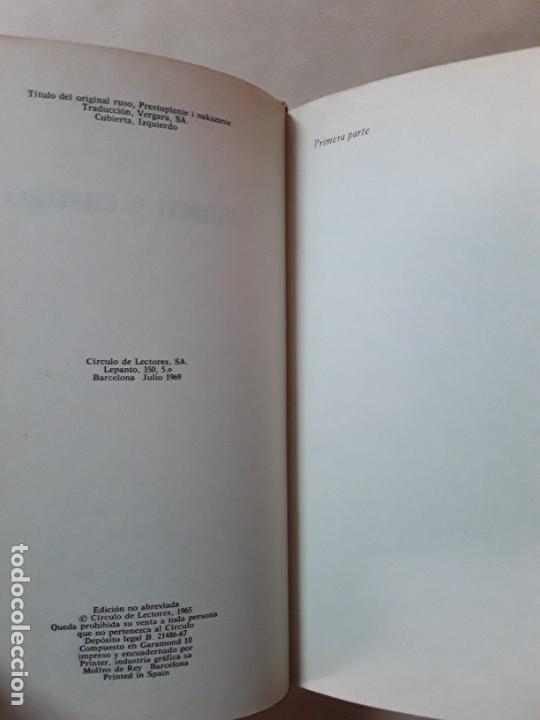 Libros de segunda mano: Crimen y castigo,circulo de lectores,1969 - Foto 3