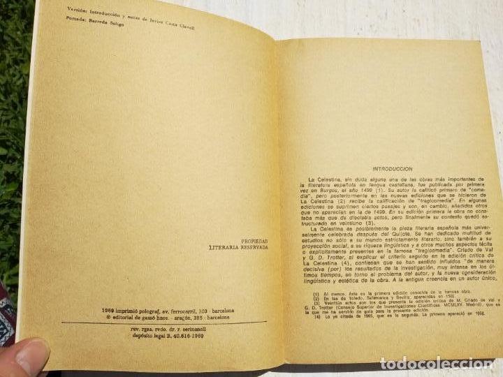 Libros de segunda mano: La Celestina Ediciones Rodegar 1969. Autor: Fernando de Rojas - Foto 2