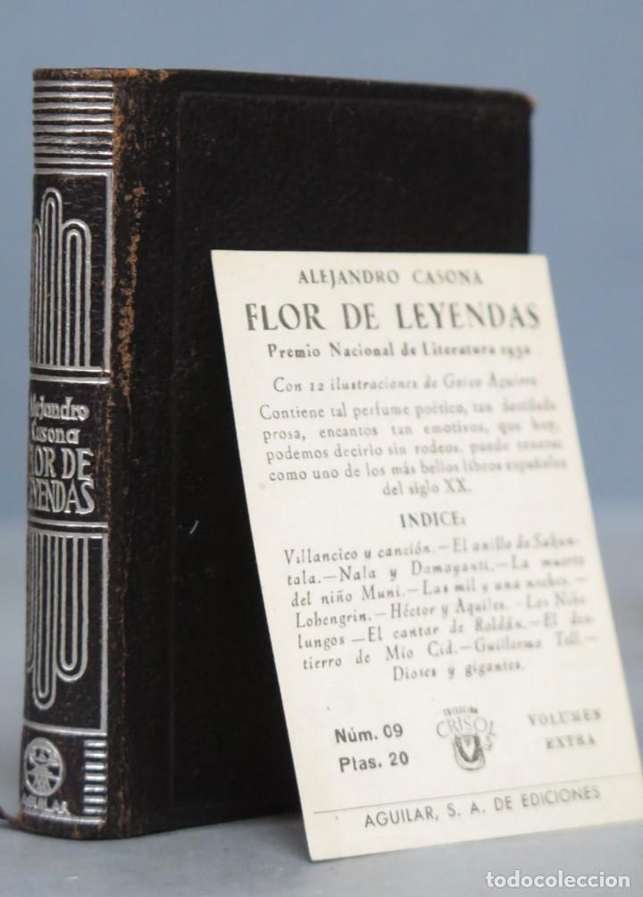Libros de segunda mano: 1955.- FLOR DE LEYENDAS. ALEJANDRO CASONA. CRISOLIN. AGUILAR - Foto 1