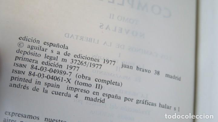 Libros de segunda mano: 1977.- NOVELAS. SARTRE. AGUILAR. II - Foto 4