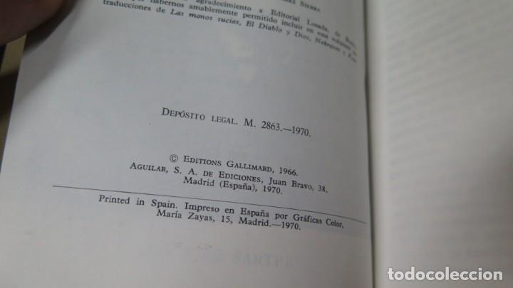 Libros de segunda mano: 1970.- TEATRO. SARTRE. AGUILAR. TOMO I - Foto 2