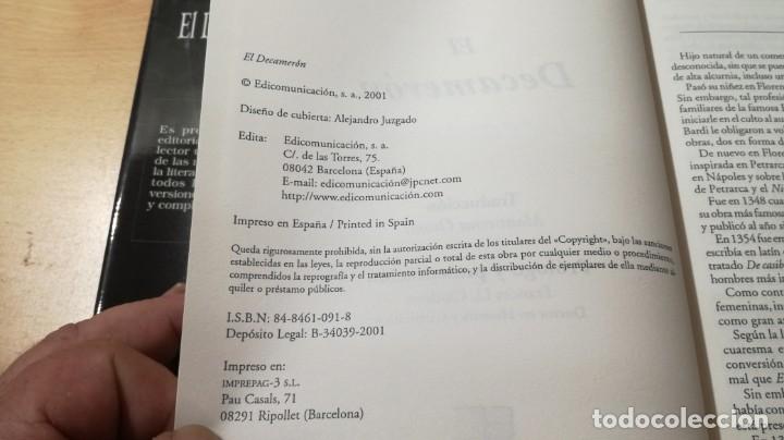 Libros de segunda mano: EL DECAMERON - GIOVANNI BOCCACCIO - EDICOMUNICACION - LIBRO NUEVO - Foto 8