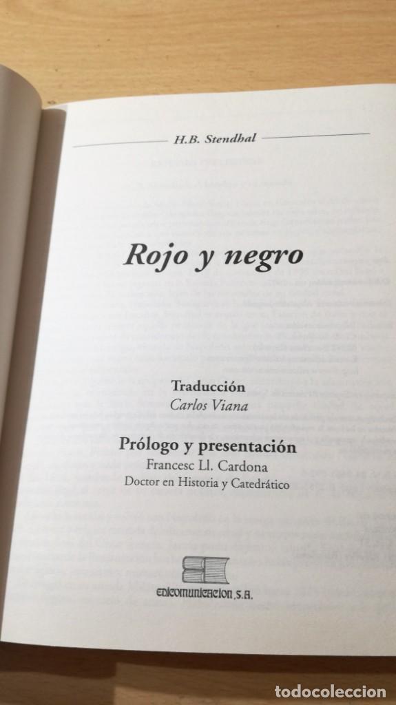 Libros de segunda mano: ROJO Y NEGRO - H B STENDHAL - EDICOMUNICACION - LIBRO NUEVO - - Foto 8