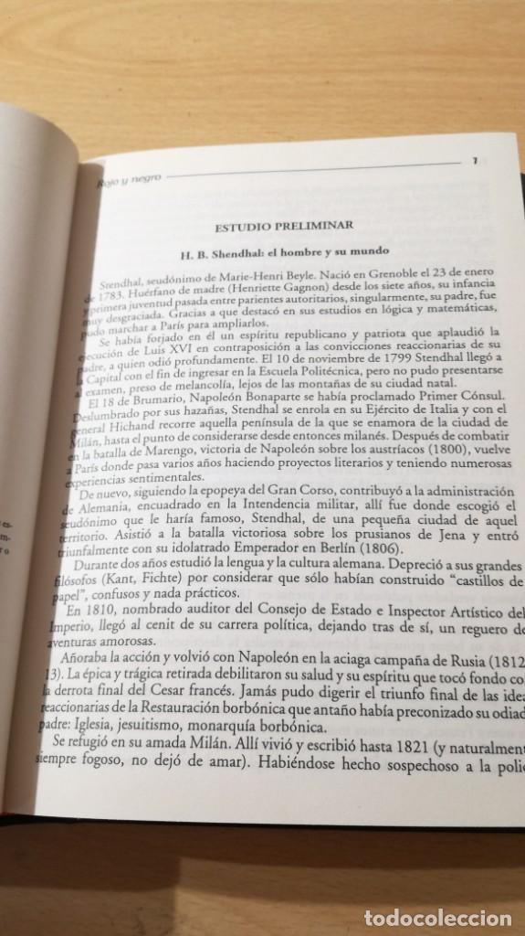 Libros de segunda mano: ROJO Y NEGRO - H B STENDHAL - EDICOMUNICACION - LIBRO NUEVO - - Foto 10