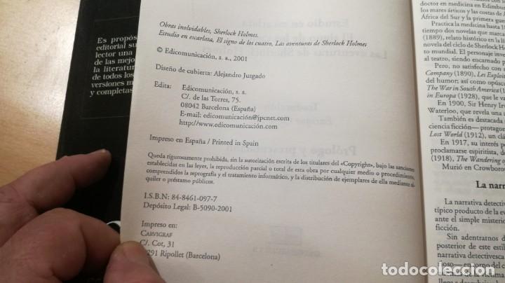 Libros de segunda mano: SHERLOCK HOLMES - CONAN DOYLE - EDICOMUNICACION - LIBRO NUEVO - Foto 8