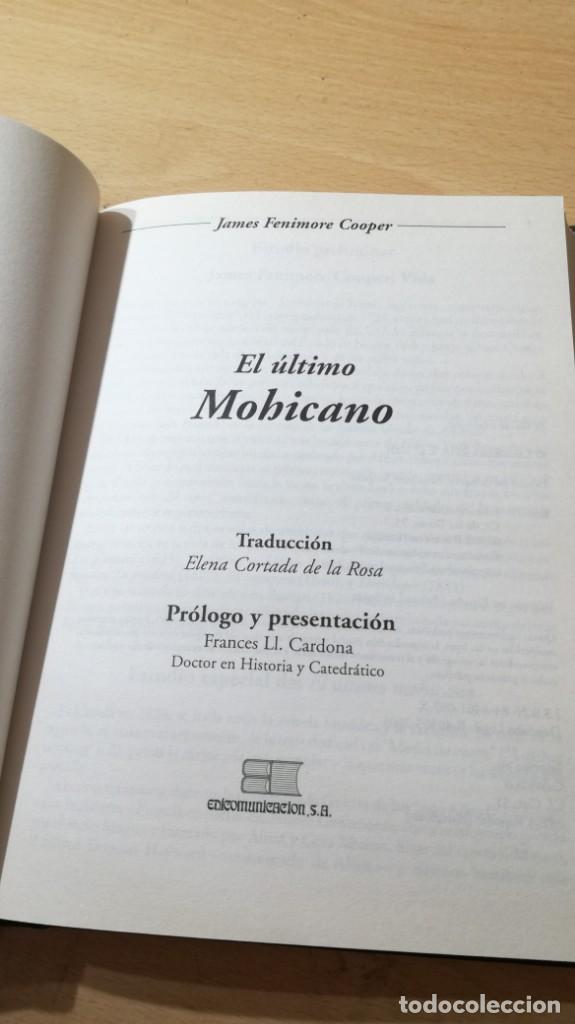 Libros de segunda mano: EL ULTIMO MOHICANO - J FENIMORE COOPER - EDICOMUNICACION - LIBRO NUEVO - Foto 5