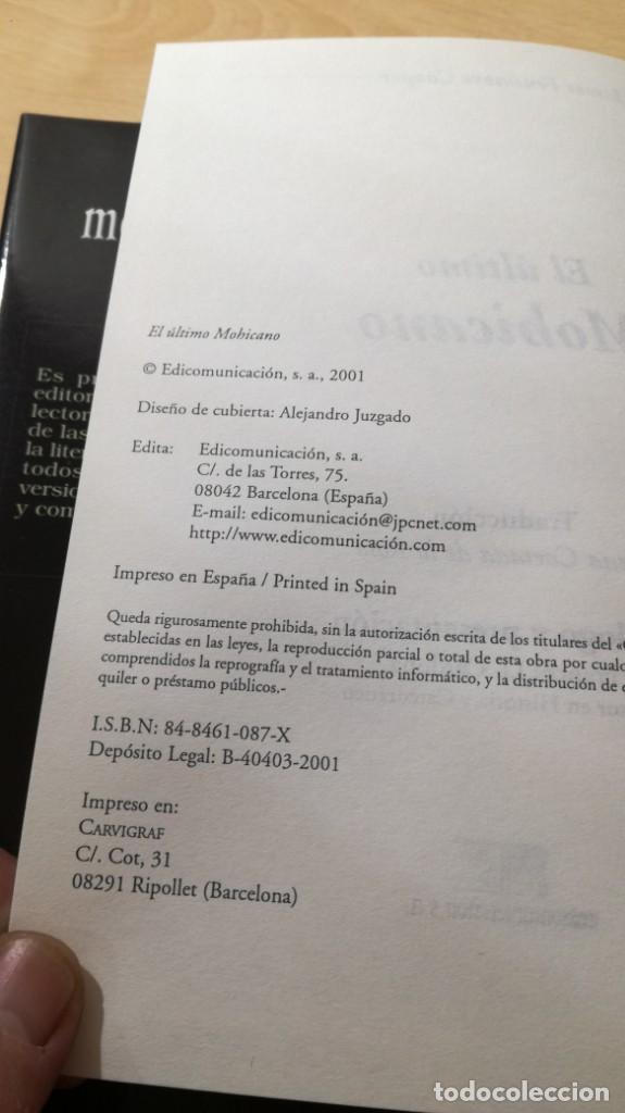 Libros de segunda mano: EL ULTIMO MOHICANO - J FENIMORE COOPER - EDICOMUNICACION - LIBRO NUEVO - Foto 6