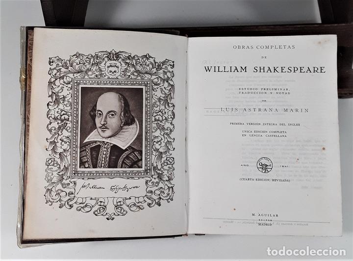 Libros de segunda mano: OBRAS COMPLETAS DE WILLIAM SHAKESPEARE.  EDIT. AGUILAR. MADRID. 1941. - Foto 1