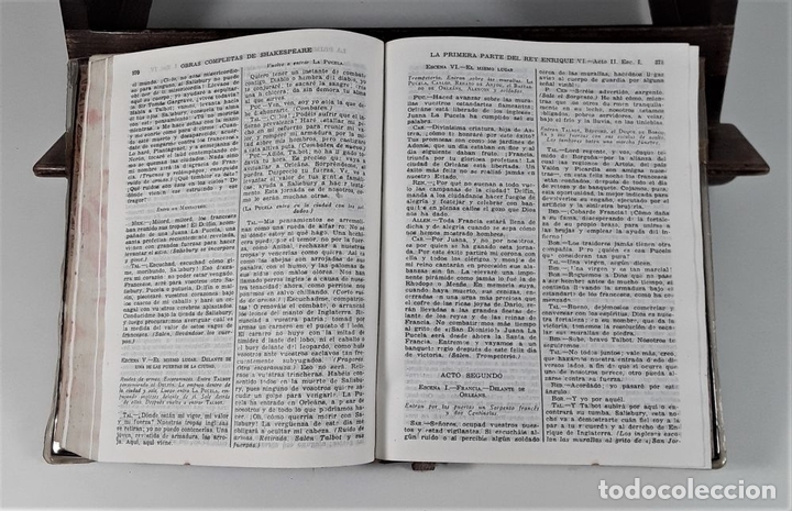 Libros de segunda mano: OBRAS COMPLETAS DE WILLIAM SHAKESPEARE.  EDIT. AGUILAR. MADRID. 1941. - Foto 4