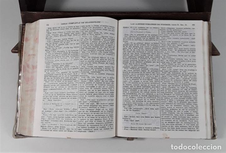 Libros de segunda mano: OBRAS COMPLETAS DE WILLIAM SHAKESPEARE.  EDIT. AGUILAR. MADRID. 1941. - Foto 5