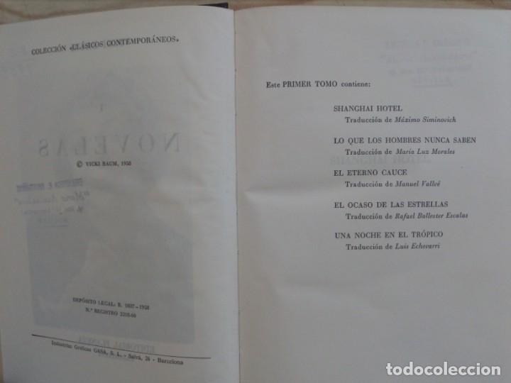 Libros de segunda mano: Vicki Baum - Novelas - 4 Tomos - 1958 - Planeta - Foto 2